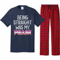 Being Straight Was My Phase Lesbian Funny Lgbtq Pride Flag Pajama Set