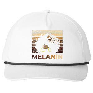 Black Strong Women Afro Love Melanin African Snapback Five-Panel Rope Hat