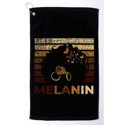 Black Strong Women Afro Love Melanin African Golf Towel