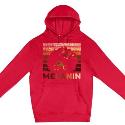 Black Strong Women Afro Love Melanin African Premium Pullover Hoodie