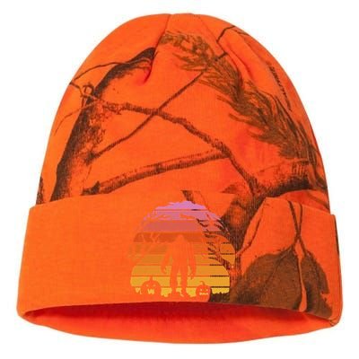 Bigfoot Silhouette With Pumpkins Halloween Yeti Retro Funny Kati Licensed 12" Camo Beanie