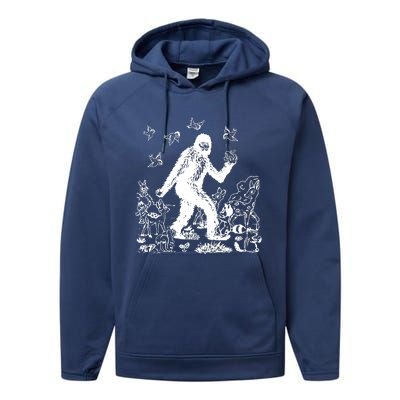 Bigfoot Snow White Performance Fleece Hoodie