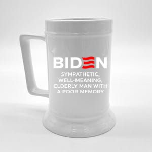 Biden Sympathetic Wellmeaning Elderly Man With Poor Memory Beer Stein