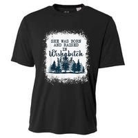 Bleached She was born and raised in wishabitch woods camper Cooling Performance Crew T-Shirt