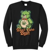 Bear Smoking Weed Holding Bong DonT Care Bear Marijuana Sweatshirt