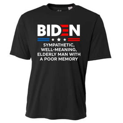 Biden Sympathetic Wellmeaning Elderly Man With Poor Memory Cooling Performance Crew T-Shirt