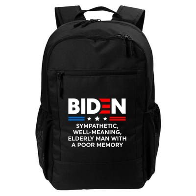 Biden Sympathetic Wellmeaning Elderly Man With Poor Memory Backpack