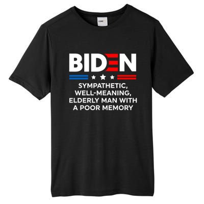 Biden Sympathetic Wellmeaning Elderly Man With Poor Memory Tall Fusion ChromaSoft Performance T-Shirt