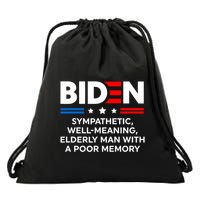 Biden Sympathetic Wellmeaning Elderly Man With Poor Memory Drawstring Bag