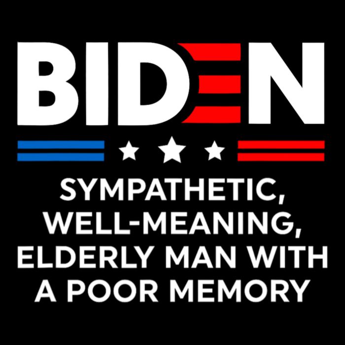Biden Sympathetic Wellmeaning Elderly Man With Poor Memory Drawstring Bag