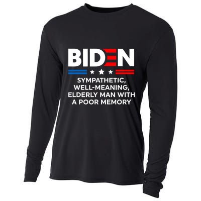 Biden Sympathetic Wellmeaning Elderly Man With Poor Memory Cooling Performance Long Sleeve Crew