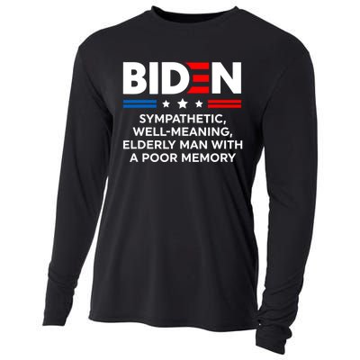 Biden Sympathetic Wellmeaning Elderly Man With Poor Memory Cooling Performance Long Sleeve Crew