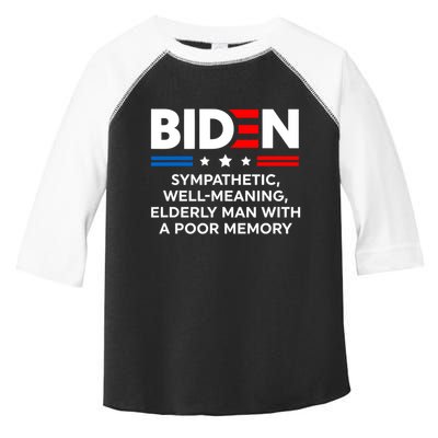 Biden Sympathetic Wellmeaning Elderly Man With Poor Memory Toddler Fine Jersey T-Shirt
