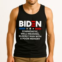 Biden Sympathetic Wellmeaning Elderly Man With Poor Memory Tank Top