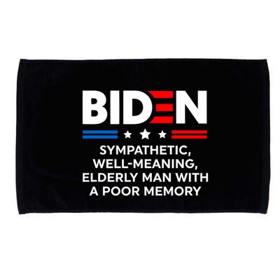 Biden Sympathetic Wellmeaning Elderly Man With Poor Memory Microfiber Hand Towel