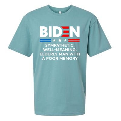 Biden Sympathetic Wellmeaning Elderly Man With Poor Memory Sueded Cloud Jersey T-Shirt