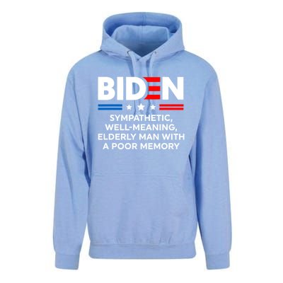 Biden Sympathetic Wellmeaning Elderly Man With Poor Memory Unisex Surf Hoodie