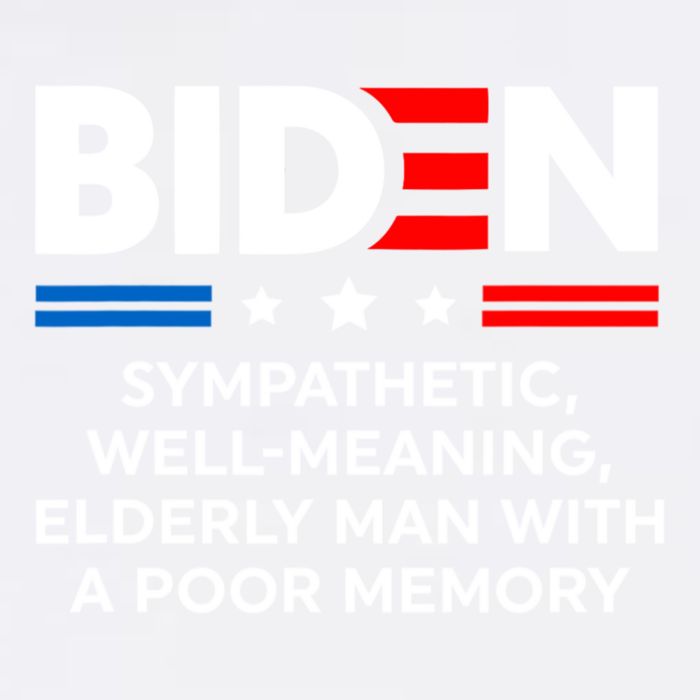 Biden Sympathetic Wellmeaning Elderly Man With Poor Memory Garment-Dyed Sweatshirt