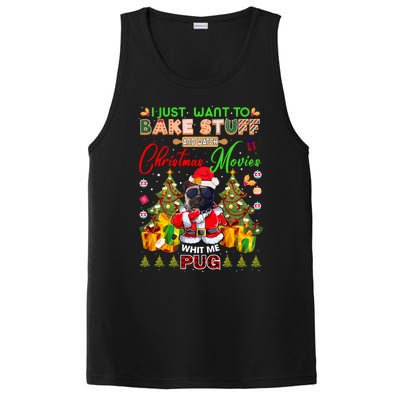 Bake Stuff Watch Xmas Movies With Pug Meaningful Gift PosiCharge Competitor Tank