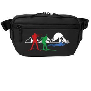 Biathlon Ski Winter Sports Cross Country Skiing Snow Gift Crossbody Pack