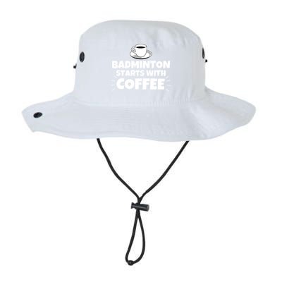 Badminton Starts With Coffee Funny Gift Legacy Cool Fit Booney Bucket Hat