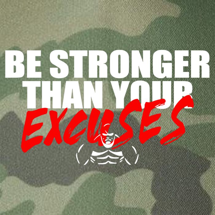 Brian Shaw Wearing Be Stronger Than Your Excuses Legacy Tie Dye Trucker Hat
