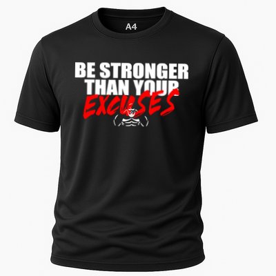 Brian Shaw Wearing Be Stronger Than Your Excuses Performance Shirt