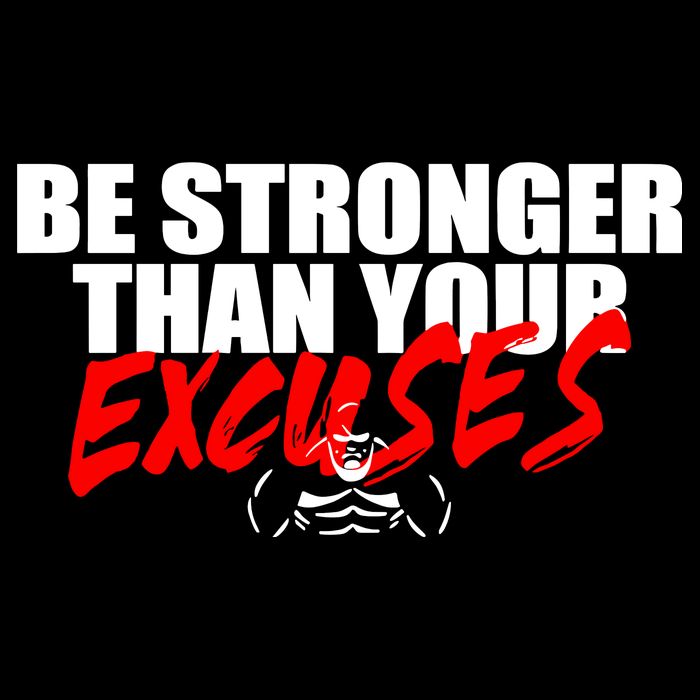 Brian Shaw Wearing Be Stronger Than Your Excuses 7-Panel Snapback Hat