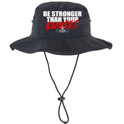 Brian Shaw Wearing Be Stronger Than Your Excuses Bucket Hat