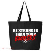 Brian Shaw Wearing Be Stronger Than Your Excuses 25L Jumbo Tote