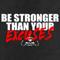 Brian Shaw Wearing Be Stronger Than Your Excuses Microfiber Hand Towel