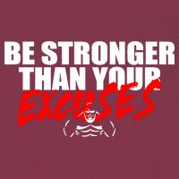 Brian Shaw Wearing Be Stronger Than Your Excuses 16oz Travel Tumbler
