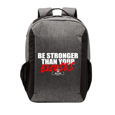 Brian Shaw Wearing Be Stronger Than Your Excuses Vector Backpack