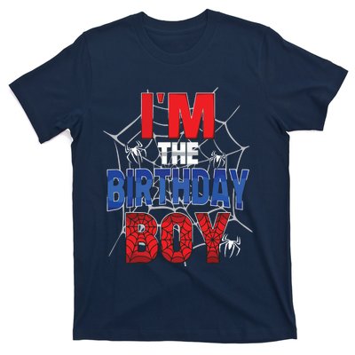 Birthday Spider Web Birthday Party Im The Birthday Boy T-Shirt