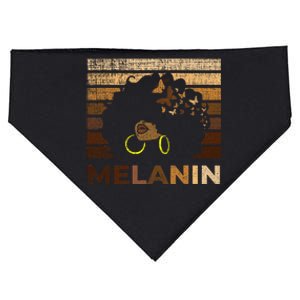 Black Strong Women Afro Love Melanin African Girl USA-Made Doggie Bandana