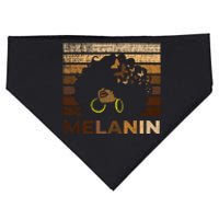 Black Strong Women Afro Love Melanin African Girl USA-Made Doggie Bandana