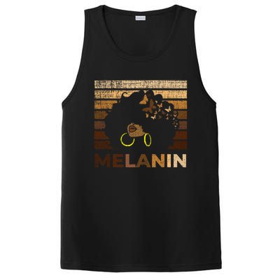 Black Strong Women Afro Love Melanin African Girl PosiCharge Competitor Tank