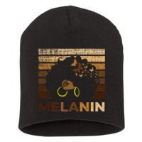 Black Strong Women Afro Love Melanin African Girl Short Acrylic Beanie