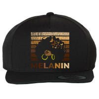 Black Strong Women Afro Love Melanin African Girl Wool Snapback Cap