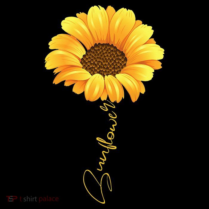Beautiful Sunflower With Lettering Sunflower For Women Flatbill Hat