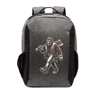 Bigfoot Sasquatch Woodworking Lumberjack Logger Print Design Vector Backpack