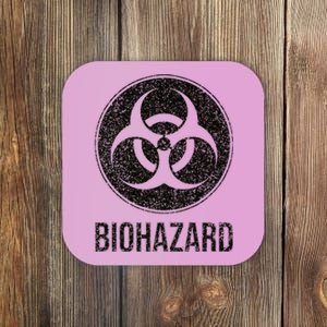 Biohazard Symbol Warning Sign Biological Hazard Toxic Virus Coaster