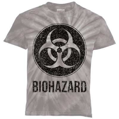 Biohazard Symbol Warning Sign Biological Hazard Toxic Virus Kids Tie-Dye T-Shirt