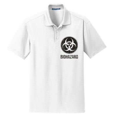 Biohazard Symbol Warning Sign Biological Hazard Toxic Virus Dry Zone Grid Polo