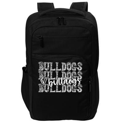 Bulldogs Spirit Wear Game Day School Mascot Sport Fan Team Impact Tech Backpack