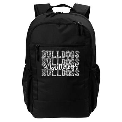 Bulldogs Spirit Wear Game Day School Mascot Sport Fan Team Daily Commute Backpack