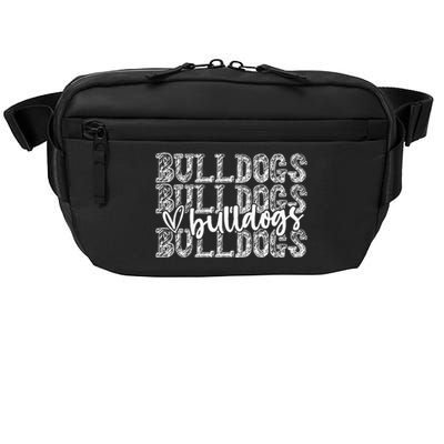 Bulldogs Spirit Wear Game Day School Mascot Sport Fan Team Crossbody Pack