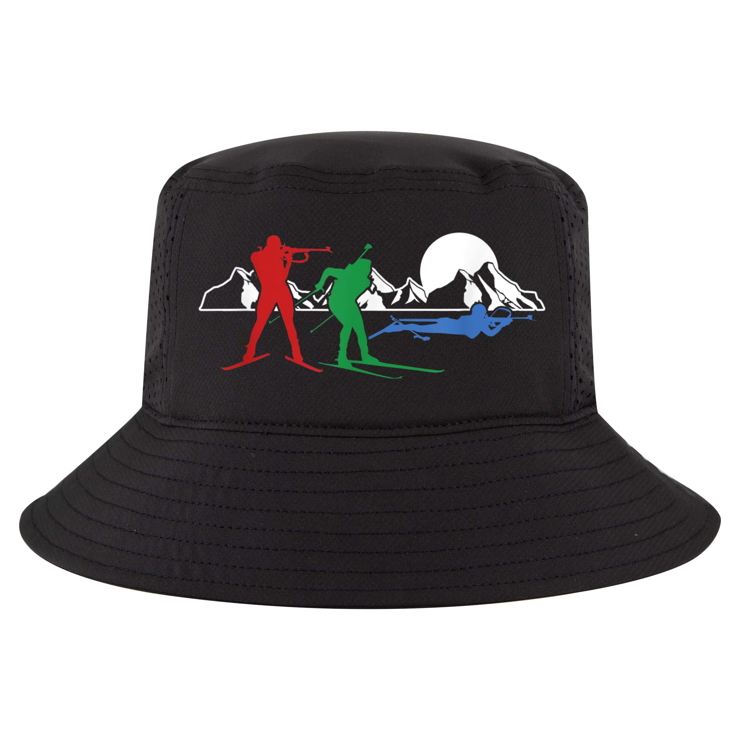 Biathlon Ski Winter Sports Cross Country Skiing Snow Cool Comfort Performance Bucket Hat
