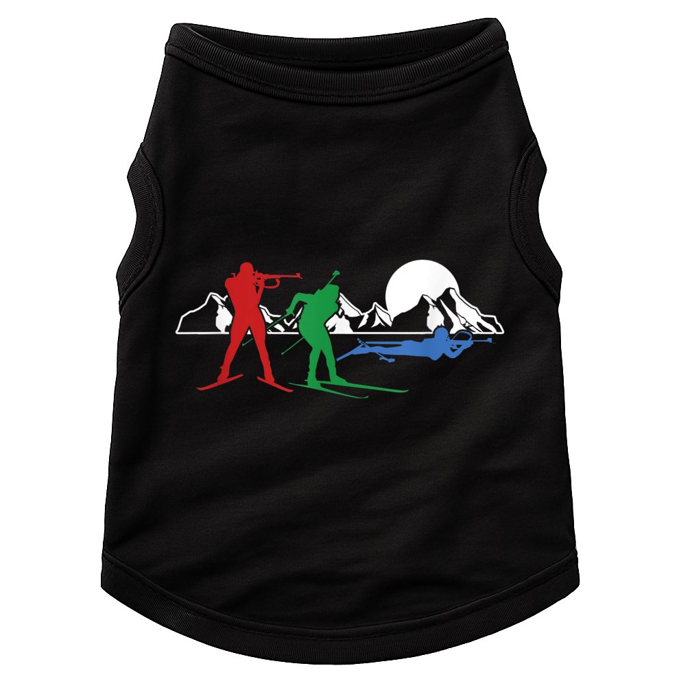 Biathlon Ski Winter Sports Cross Country Skiing Snow Doggie Tank