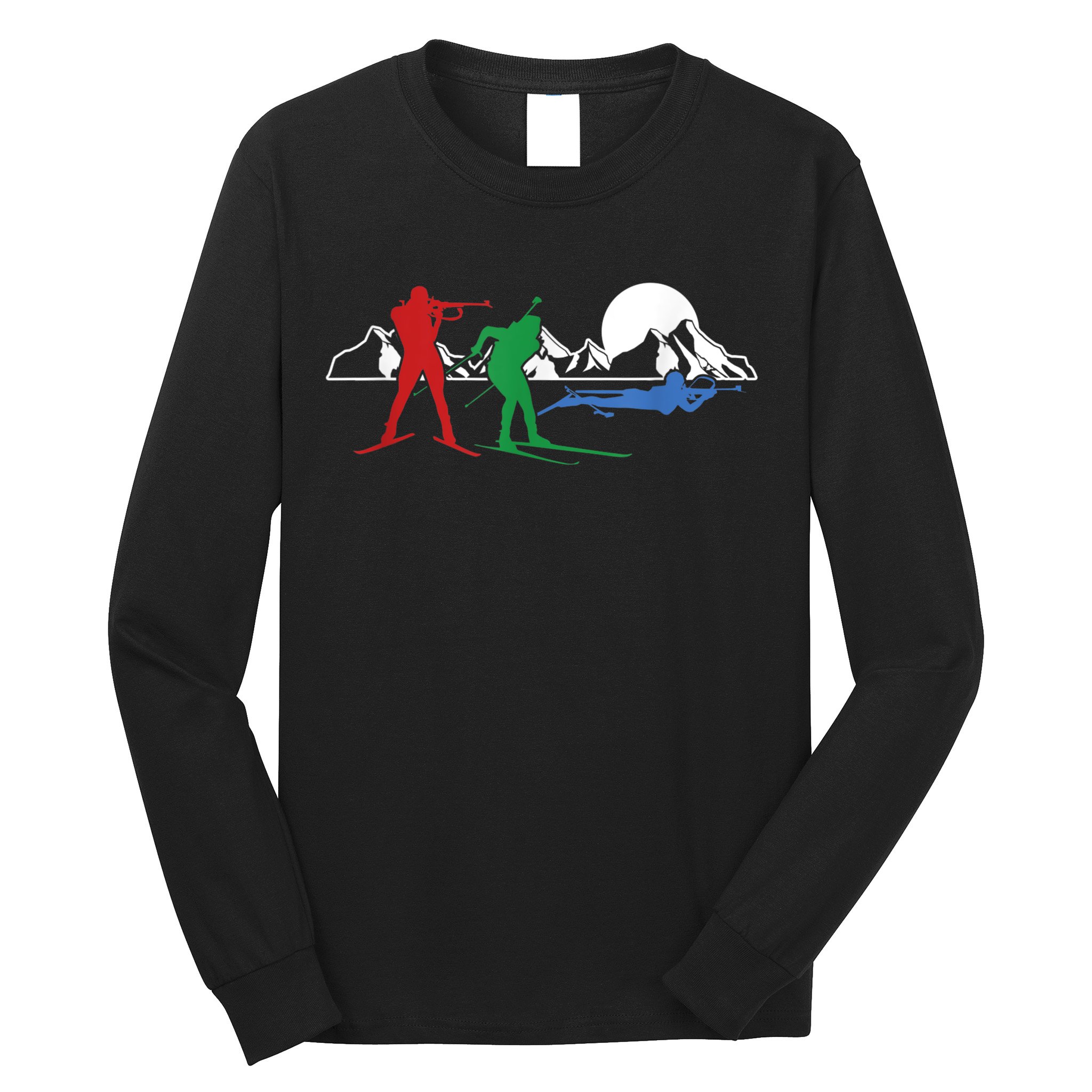 Biathlon Ski Winter Sports Cross Country Skiing Snow Long Sleeve Shirt